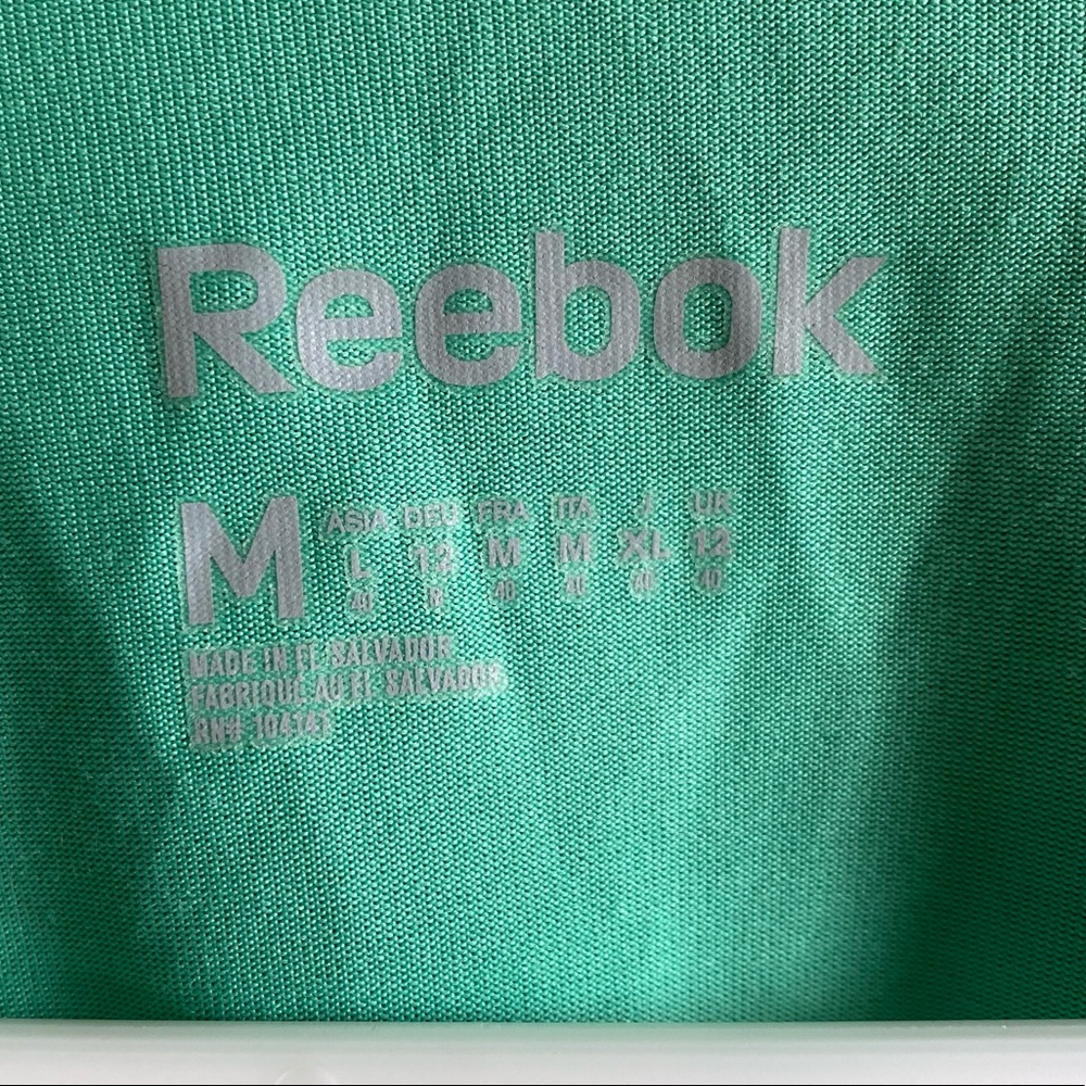 Turquoise Reebok V-Neck - Picture 4 of 4